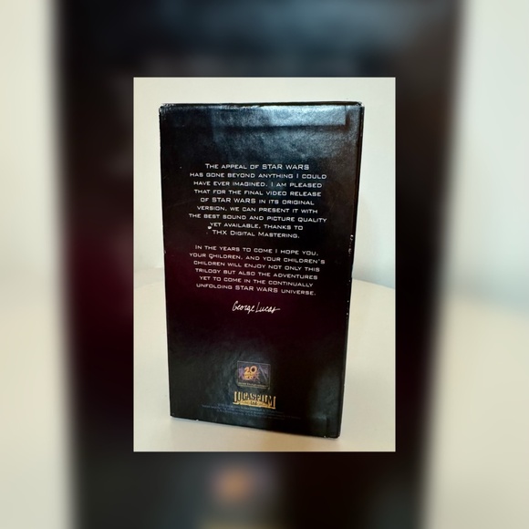 Star Wars Trilogy VHS Box Set 1995 – THX Digitally Mastered Original Versions - Picture 5 of 8